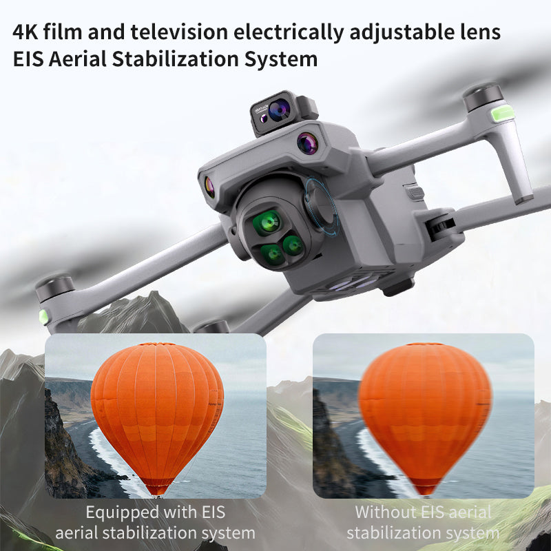 K7 Drone with Touchscreen Remote Controller, 8K Digital Image Transmission, HD Aerial Shooting, GPS Auto Return, Long Flight Time, Airdrop Function, Dual Batteries, Laser Obstacle Avoidance & Thermal Imaging