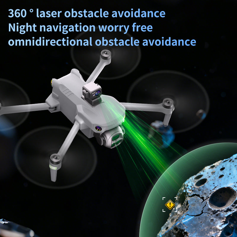 K7 Drone with Touchscreen Remote Controller, 8K Digital Image Transmission, HD Aerial Shooting, GPS Auto Return, Long Flight Time, Airdrop Function, Dual Batteries, Laser Obstacle Avoidance & Thermal Imaging