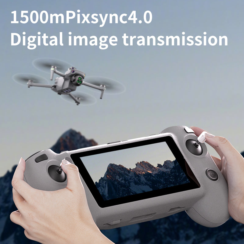 K7 Drone with Touchscreen Remote Controller, 8K Digital Image Transmission, HD Aerial Shooting, GPS Auto Return, Long Flight Time, Airdrop Function, Dual Batteries, Laser Obstacle Avoidance & Thermal Imaging