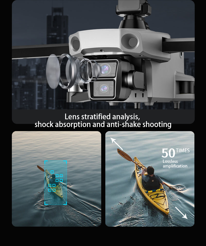 K11SE Drone | Touchscreen Remote Controller, 2 Batteries, Payload Release System, 4K Camera, 360° Laser Obstacle Avoidance, 26 Minutes Flight Time, CE Certified