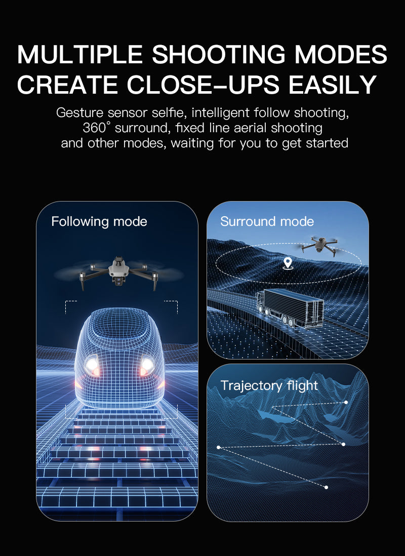 K11SE Drone | Touchscreen Remote Controller, 2 Batteries, Payload Release System, 4K Camera, 360° Laser Obstacle Avoidance, 26 Minutes Flight Time, CE Certified