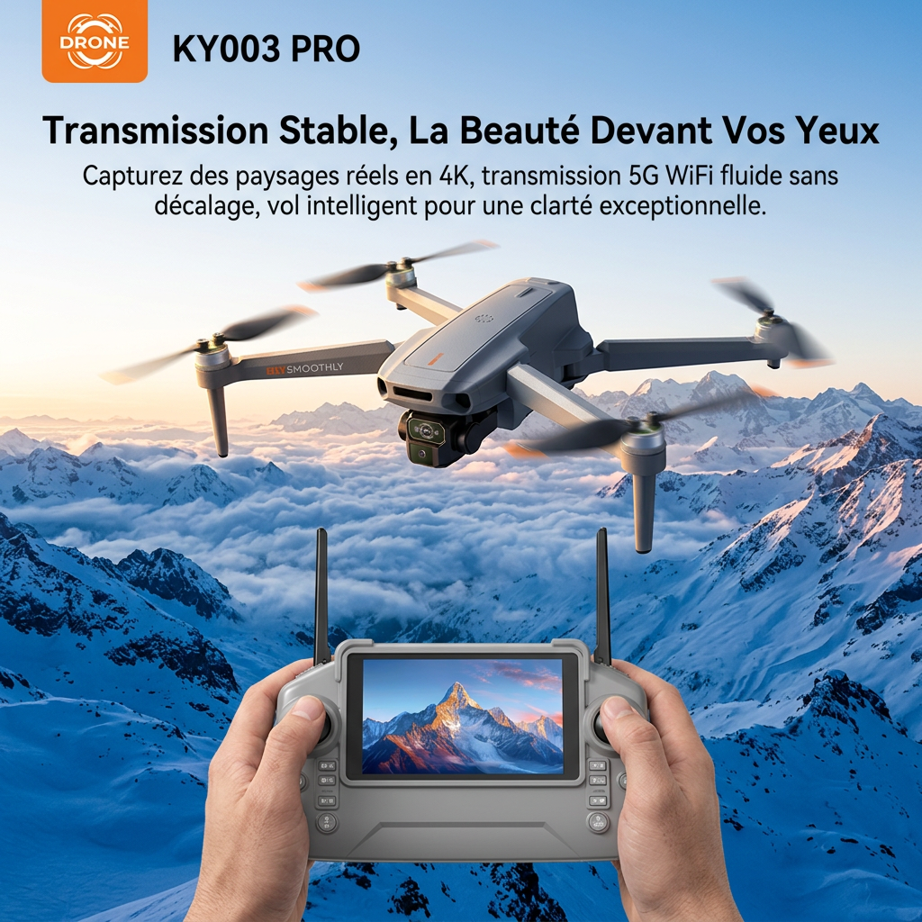 KY003 Drone, Integrated Airdrop Function, High‑Definition Lens, 1KM Long‑Range Transmission, 25‑Minute Flight Time, Obstacle Avoidance, for Beginners, Under 250g‑No Registration, No Fines