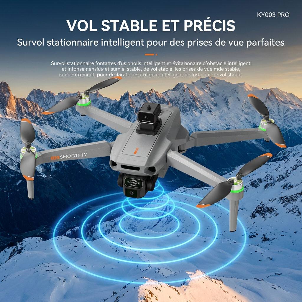 KY003 Drone, Integrated Airdrop Function, High‑Definition Lens, 1KM Long‑Range Transmission, 25‑Minute Flight Time, Obstacle Avoidance, for Beginners, Under 250g‑No Registration, No Fines