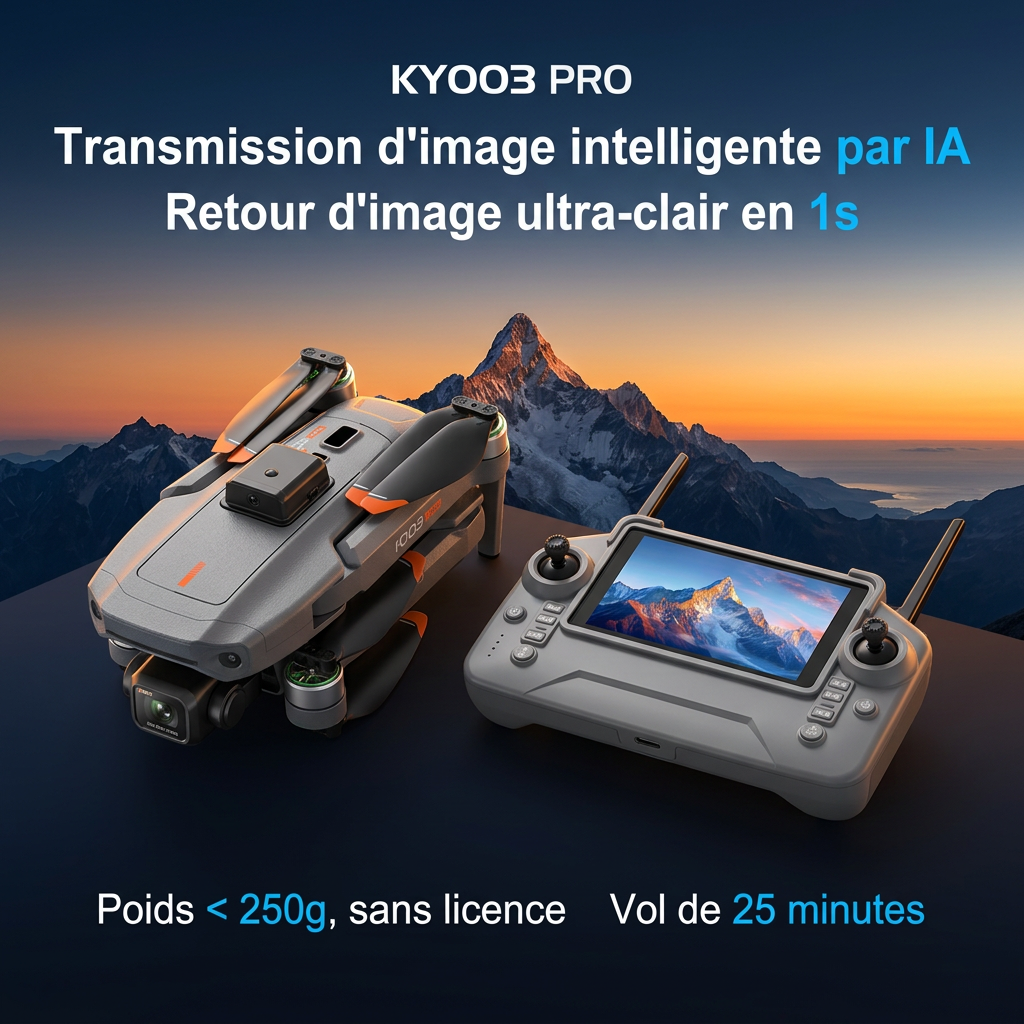 KY003 Drone, Integrated Airdrop Function, High‑Definition Lens, 1KM Long‑Range Transmission, 25‑Minute Flight Time, Obstacle Avoidance, for Beginners, Under 250g‑No Registration, No Fines