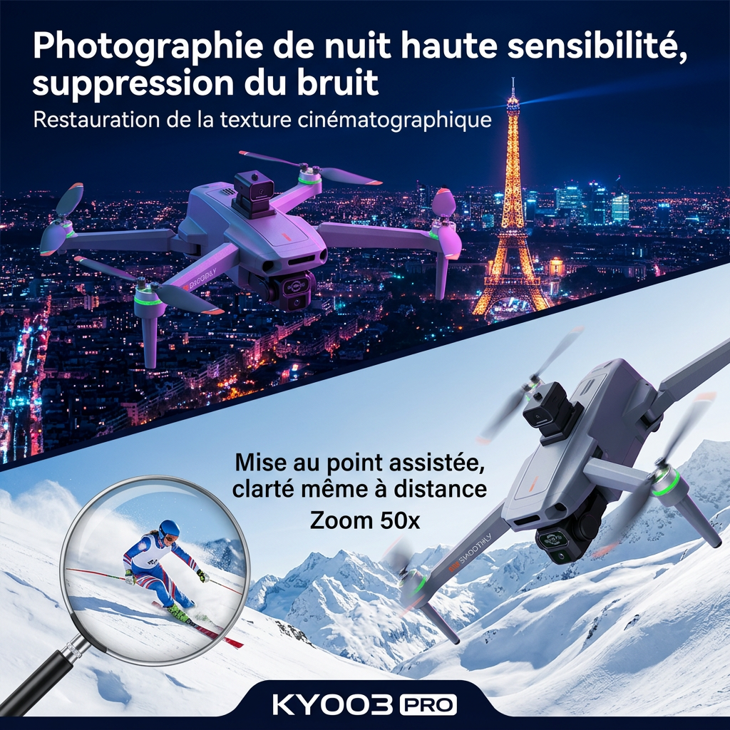 KY003 Drone, Integrated Airdrop Function, High‑Definition Lens, 1KM Long‑Range Transmission, 25‑Minute Flight Time, Obstacle Avoidance, for Beginners, Under 250g‑No Registration, No Fines