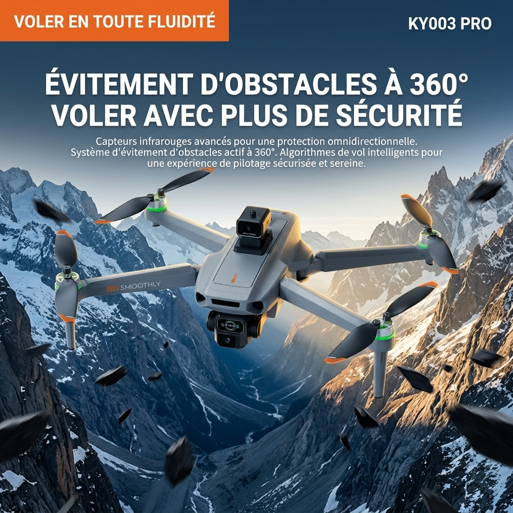 KY003 Drone, Integrated Airdrop Function, High‑Definition Lens, 1KM Long‑Range Transmission, 25‑Minute Flight Time, Obstacle Avoidance, for Beginners, Under 250g‑No Registration, No Fines