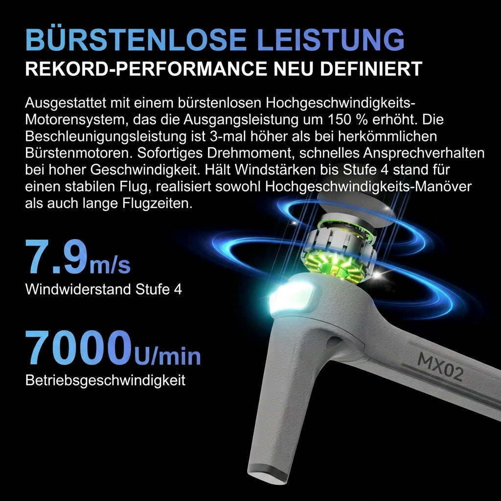 MX02, Fernbedienung mit Touchscreen 5,5 Zoll, Integrierte Abwurffunktion, Last 250g, Reichweite 8km, Höhe 300m, 4K Kamera, 35Min Akkulaufzeit, Mehrfache GPS-Rückkehr, vlog, Hochzeit, Reise, Familie, <250g, Lokale Lieferung
